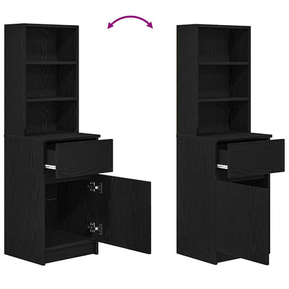 Nattbord Sengbord Svart 39x35x125 cm