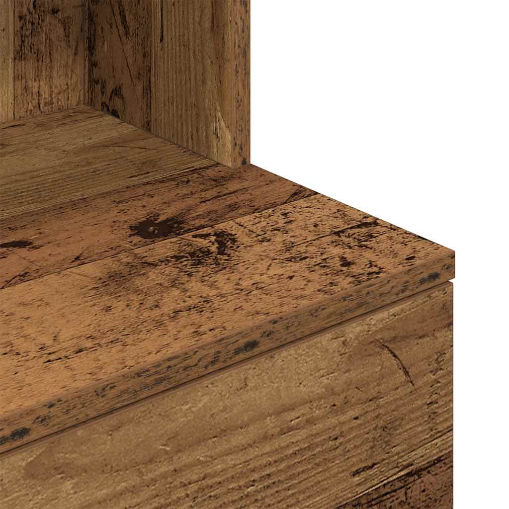 Nattbord Sengbord Gammelt Tre 39x35x125 cm