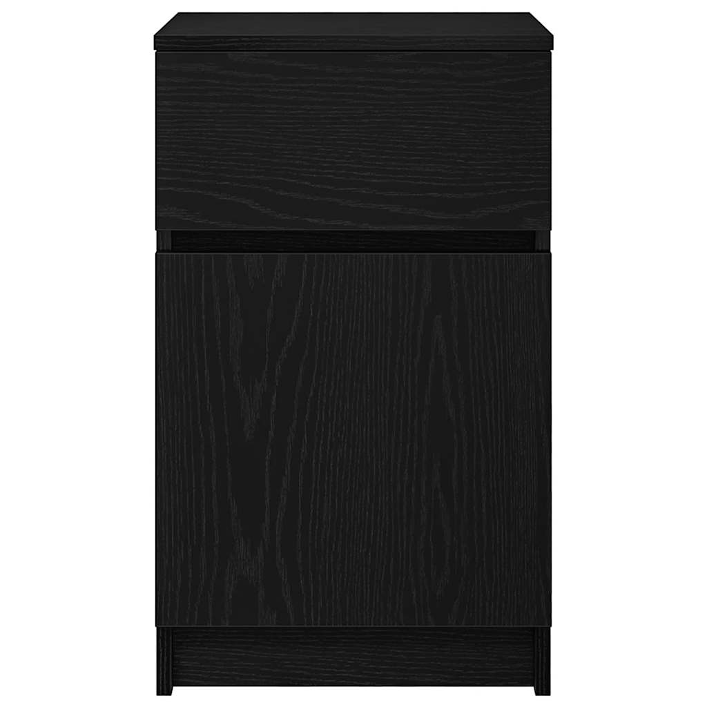 Nattbord Sengbord Svart 39x35x65 cm