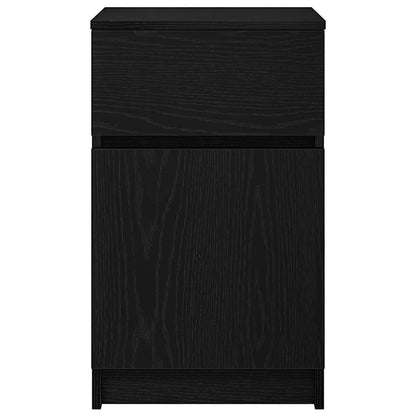 Nattbord Sengbord Svart 39x35x65 cm