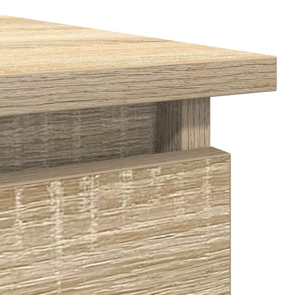 Avlastningsbord Konsollbord Sonoma Eik med skuffer 85,5x38,5x74,5 cm