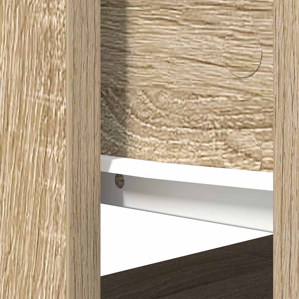 Avlastningsbord Konsollbord Sonoma Eik med skuffer 85,5x38,5x74,5 cm