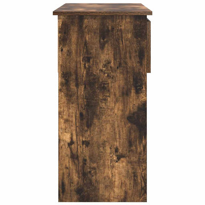 Avlastningsbord Konsollbord Røkt Eik med skuffer 85,5x38,5x74,5 cm