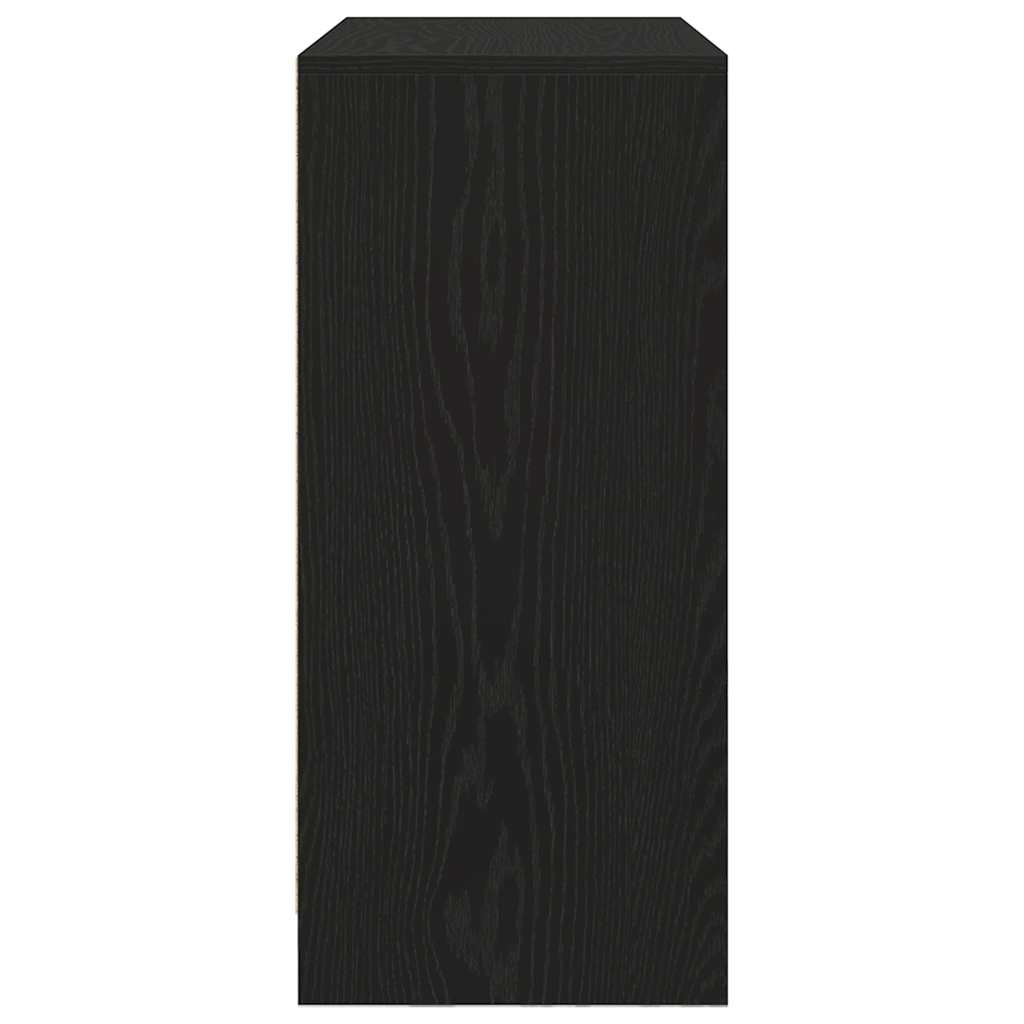 Skjenk Svart Eik med skuff 80x34x76 cm