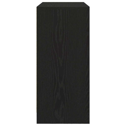 Skjenk Svart Eik med skuff 80x34x76 cm