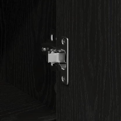 Skjenk Svart Eik med skuff 101x35x76 cm