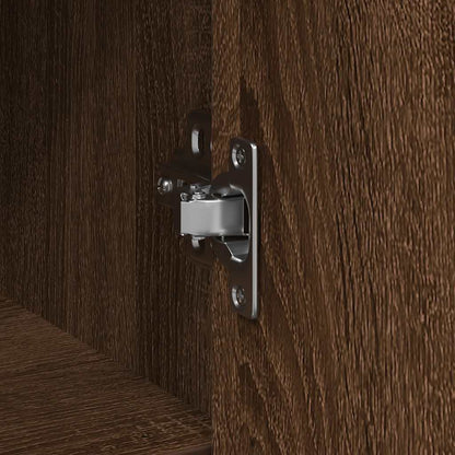 Skjenk Brun Eik med 6 skuffer 101x35x76 cm