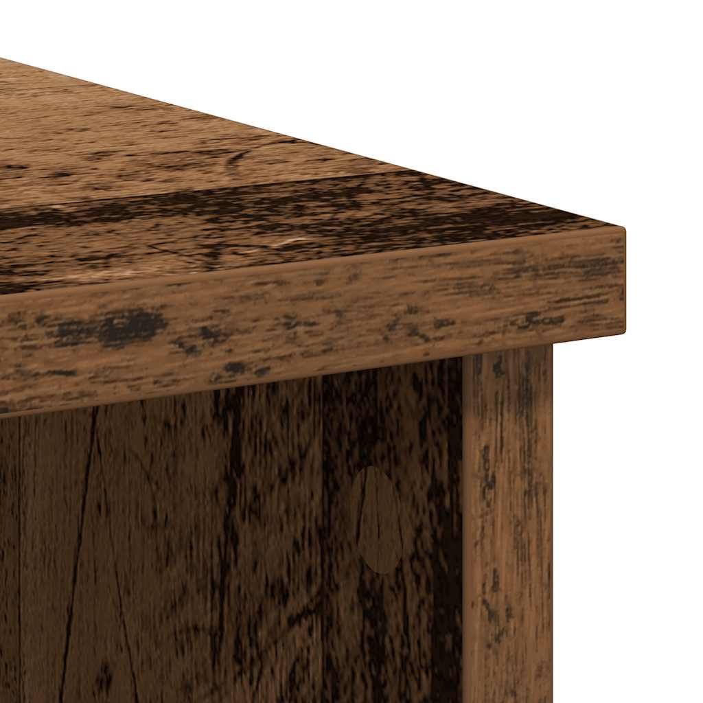 Skjenk Gammelt Tre med 6 skuffer 101x35x76 cm