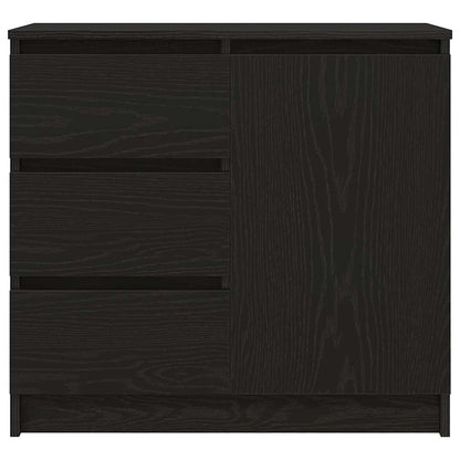 Skjenk Svart Eik med skuff 71x35x65 cm