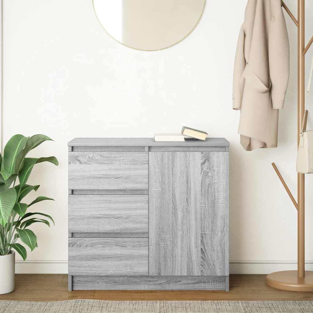Skjenk Sonoma Grå med skuff 71x35x65 cm