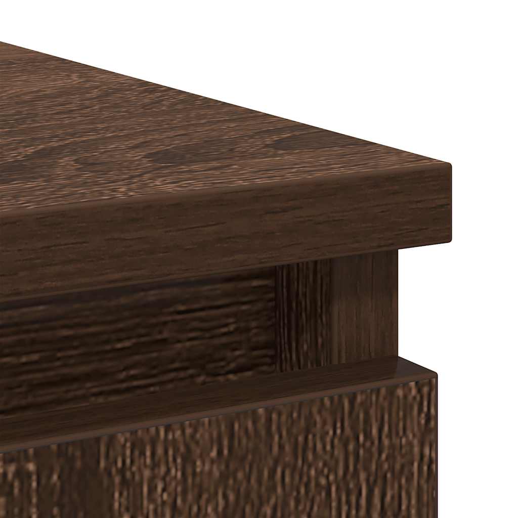 Skjenk Brun Eik med skuffer 71x35x84 cm