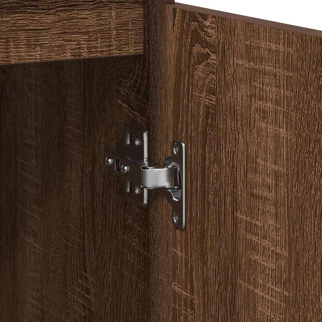 Skjenk Brun Eik med skuff 71x35x84 cm