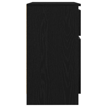 Skjenk Svart Eik med skuff 71x35x65 cm