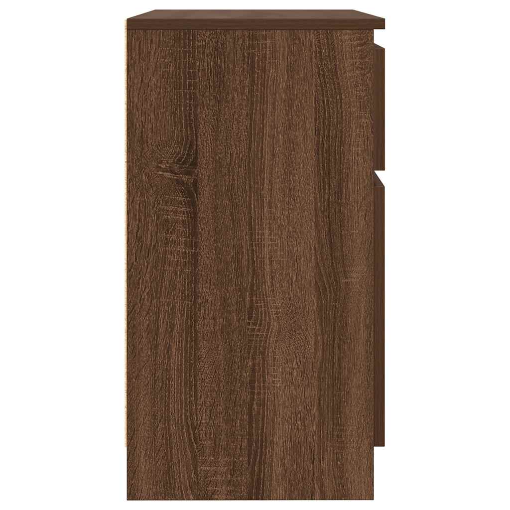 Skjenk Brun Eik med skuff 71x35x65 cm