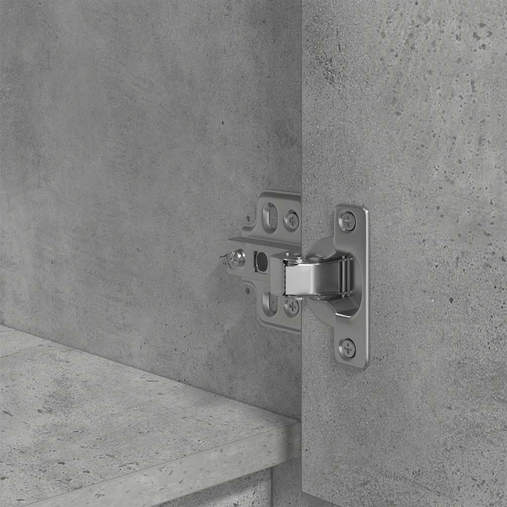 Skap Betonggrå med skuff 55,5x34x119,5 cm