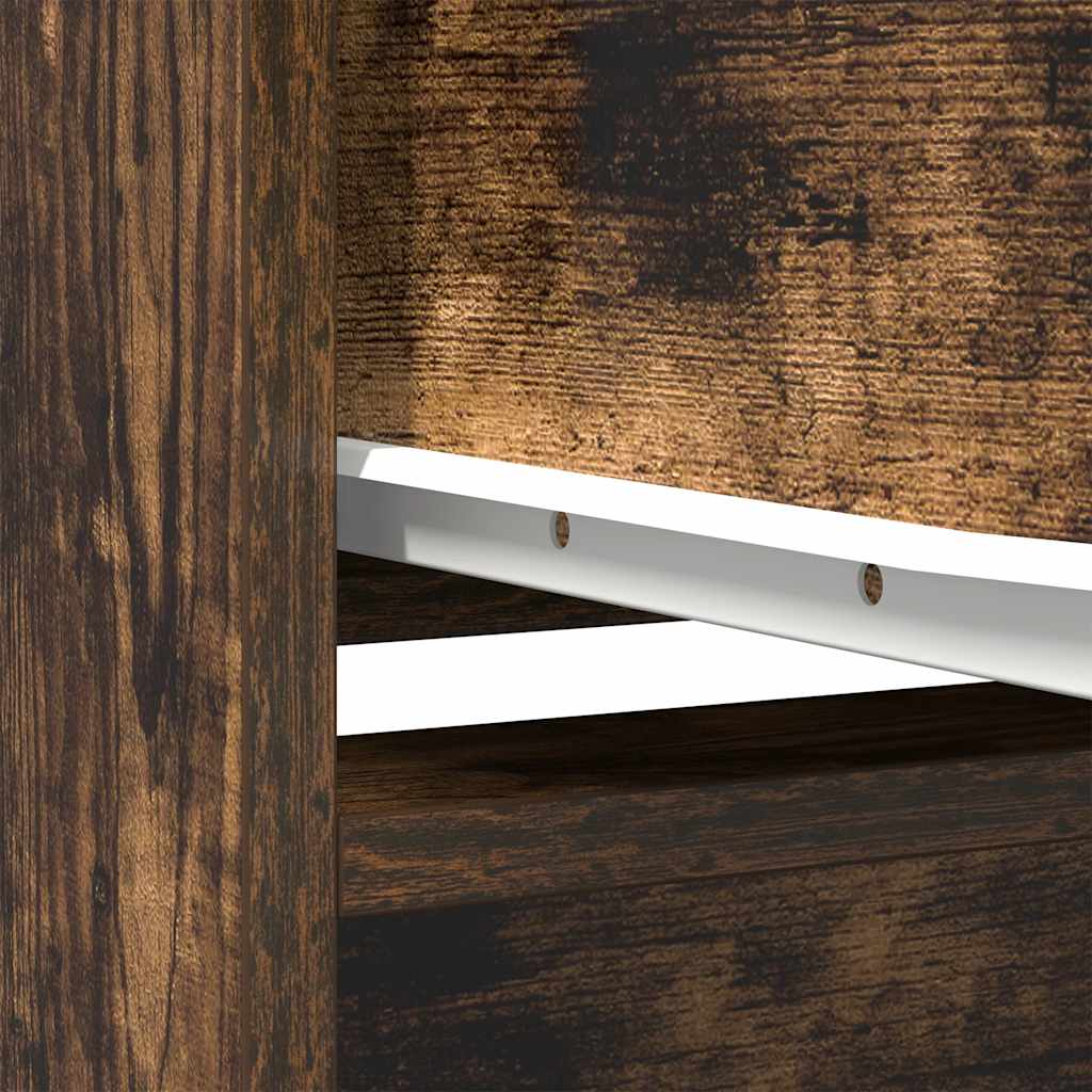 Skap Røkt Eik med skuff 55,5x34x119,5 cm