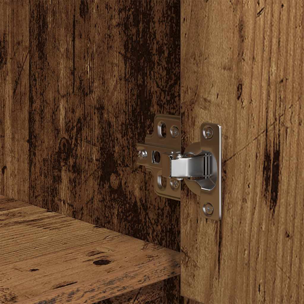 Skap Gammelt Tre med skuff 55,5x34x119,5 cm