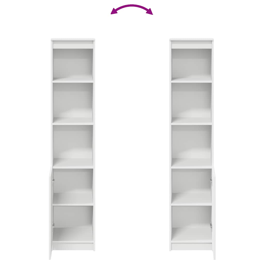 Skap Hvit 37,5x35x180 cm