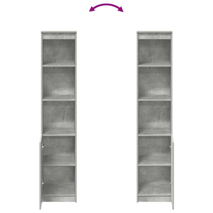 Skap Betonggrå 37,5x35x180 cm