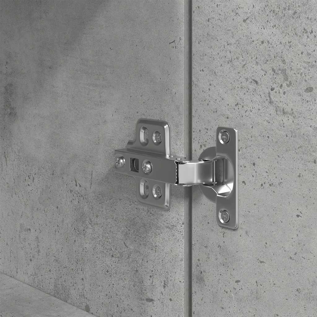 Skap Betonggrå 37,5x35x180 cm