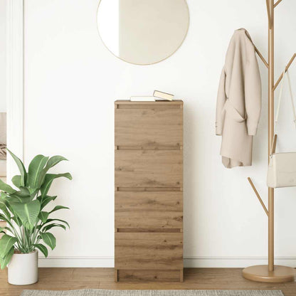 Skjenk artisan eik 37,5x35x99 cm konstruert tre