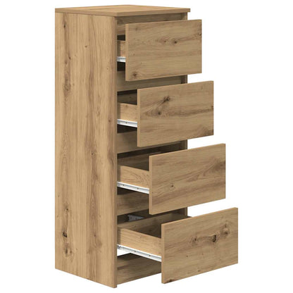 Skjenk artisan eik 37,5x35x99 cm konstruert tre