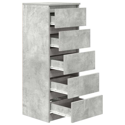 Skjenk Betonggrå med skuffer 37,5x35x99 cm