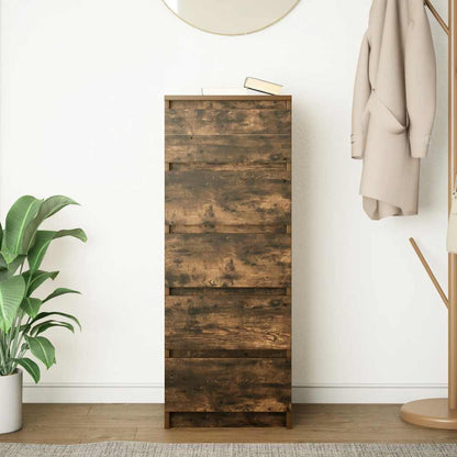 Skjenk Røkt Eik med skuffer 37,5x35x99 cm