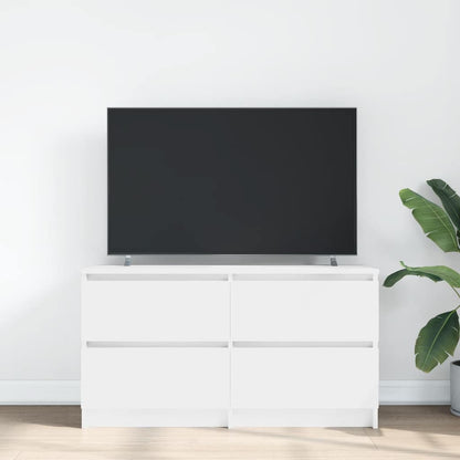 TV-Møbel Hvit TV-benk 100x35x54 cm