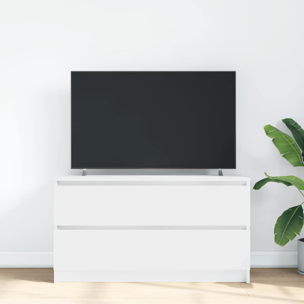 TV-Møbel Hvit TV-benk 100x35x54 cm