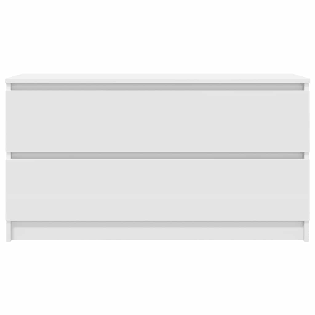 TV-Møbel Hvit TV-benk 100x35x54 cm