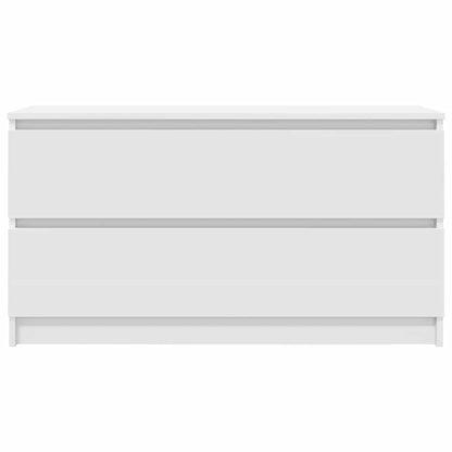 TV-Møbel Hvit TV-benk 100x35x54 cm