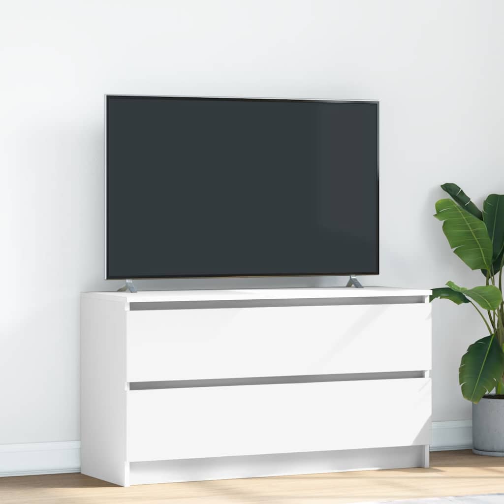 TV-Møbel Hvit TV-benk 100x35x54 cm