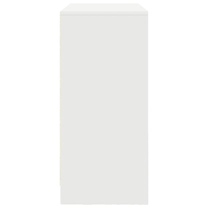 Skjenk Hvit med skuffer og dører 70,5x34x74,5 cm