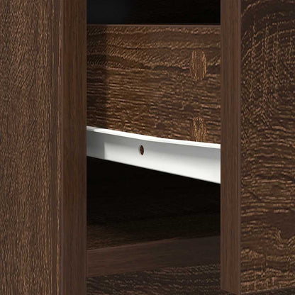 Skjenk Brun Eik med skuffer og dører 70,5x34x74,5 cm