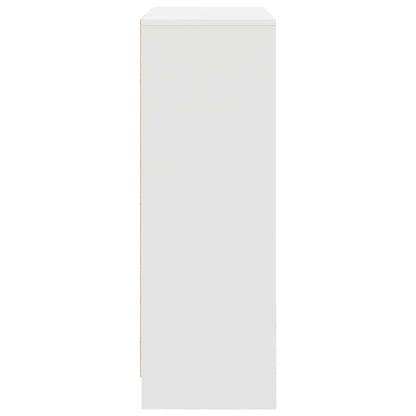 Skjenk Hvit med skuffer og dører 73x31x90 cm