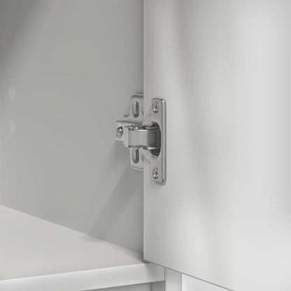 Skjenk Hvit med skuffer og dører 73x31x90 cm