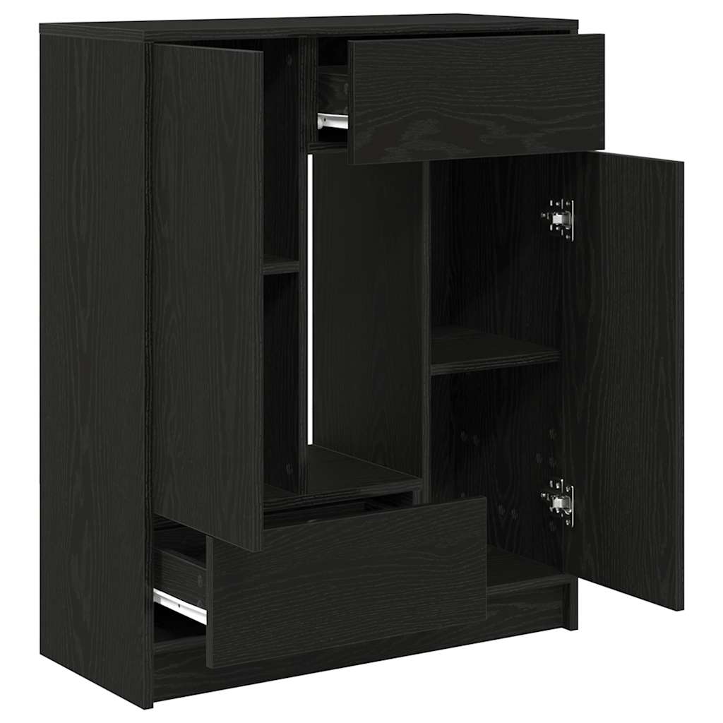 Skjenk Brun Eik med skuffer og dører 73x31x90 cm