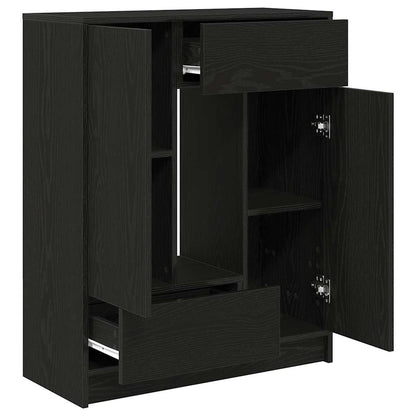 Skjenk Brun Eik med skuffer og dører 73x31x90 cm