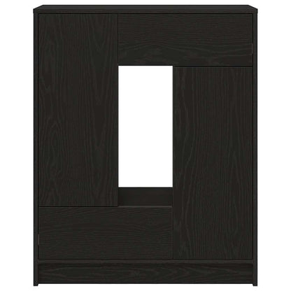 Skjenk Brun Eik med skuffer og dører 73x31x90 cm