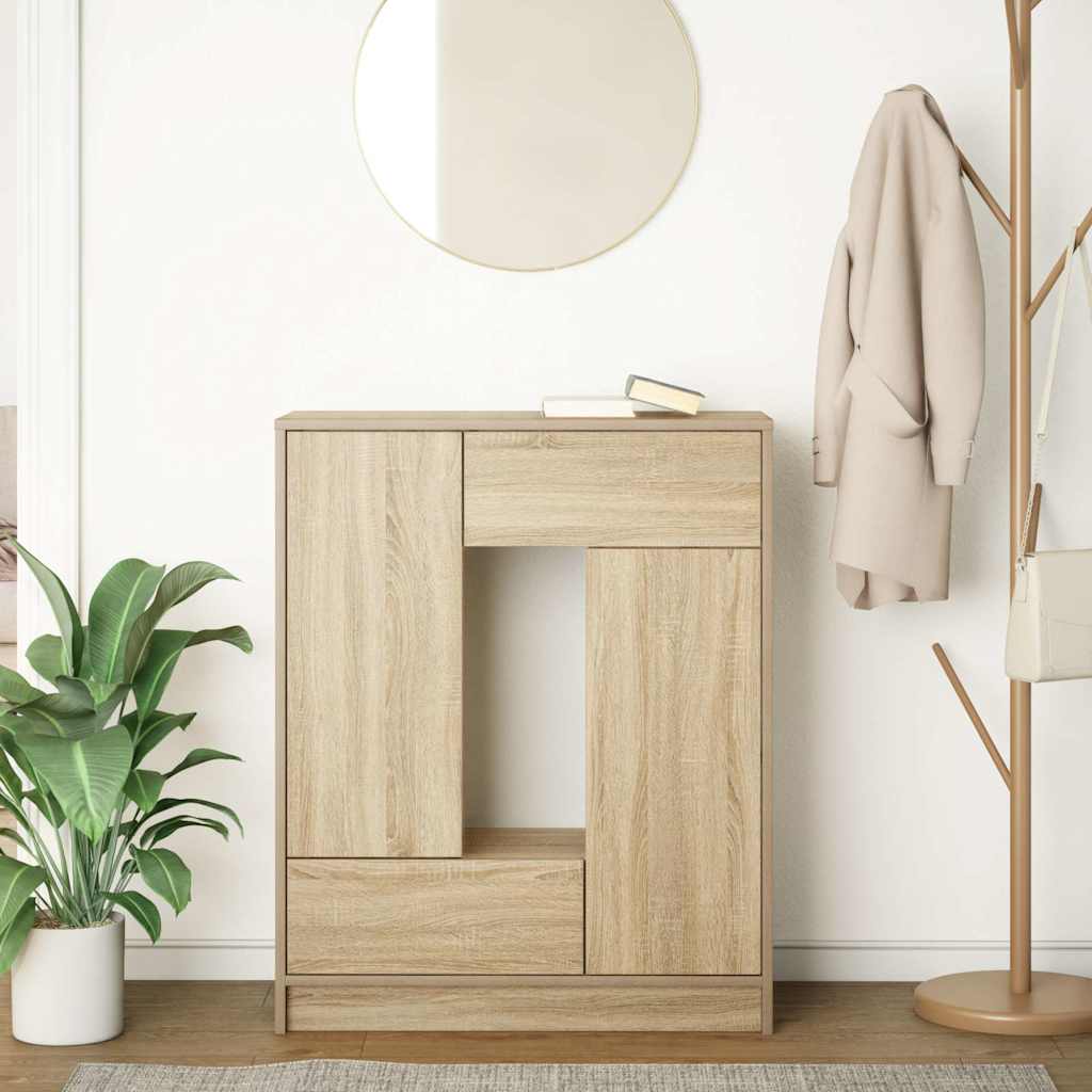 Skjenk Sonoma Eik med skuffer og dører 73x31x90 cm