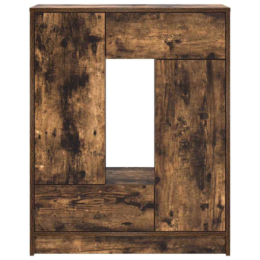 Skjenk Røkt Eik med skuffer og dører 73x31x90 cm