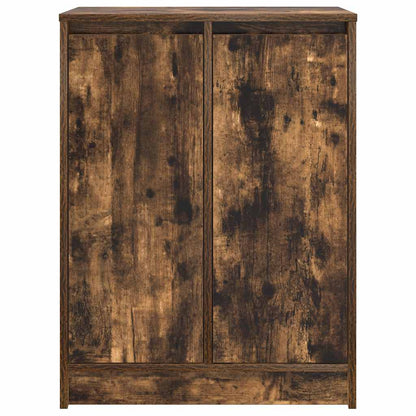 Skoskap Skohylle Skobenk Røkt Eik 57x34x76 cm