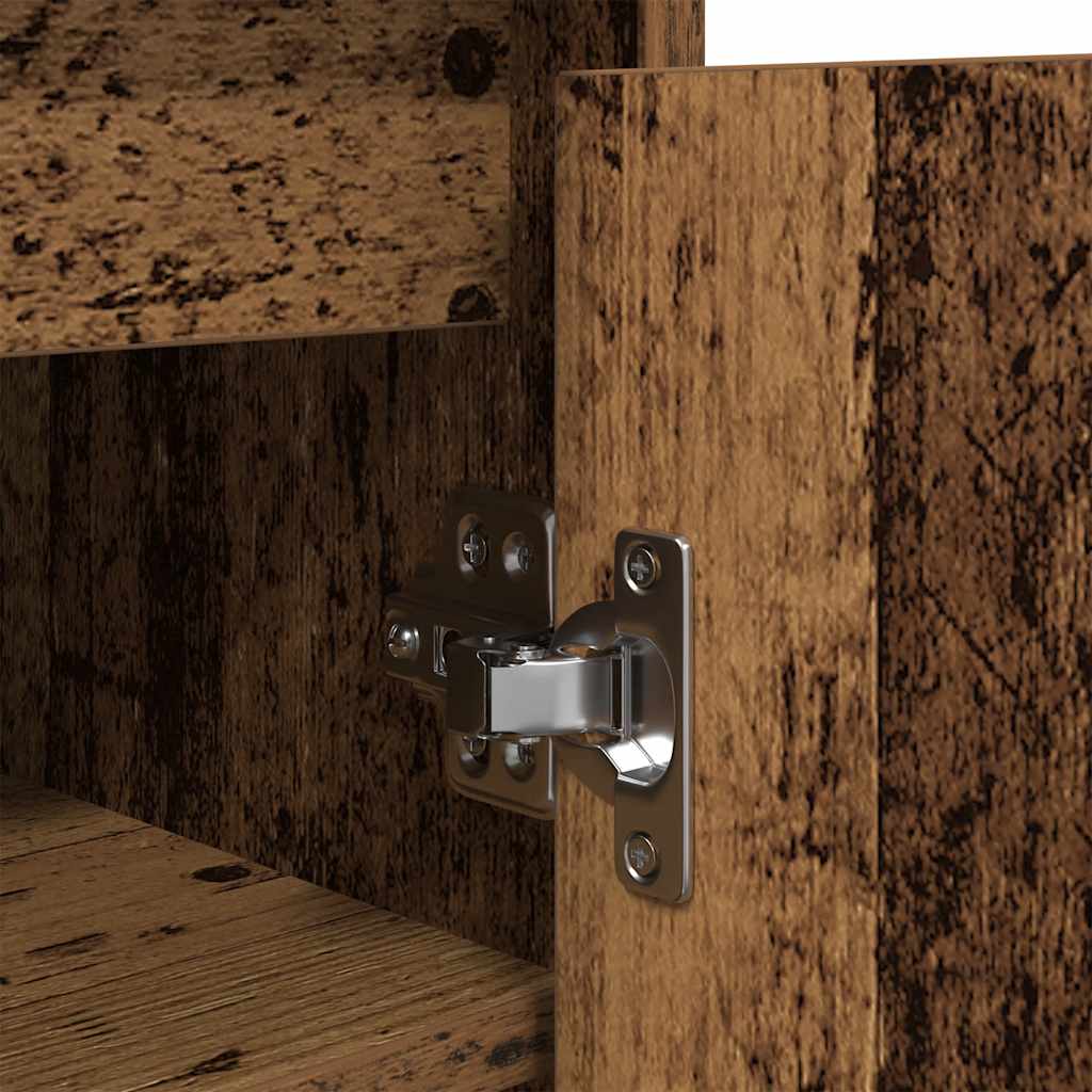 Skoskap Skohylle Skobenk Gammelt Tre 57x34x76 cm