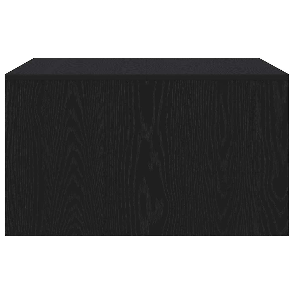 Salongbord Sofabord Svart med skuffer 70,5x70x40 cm