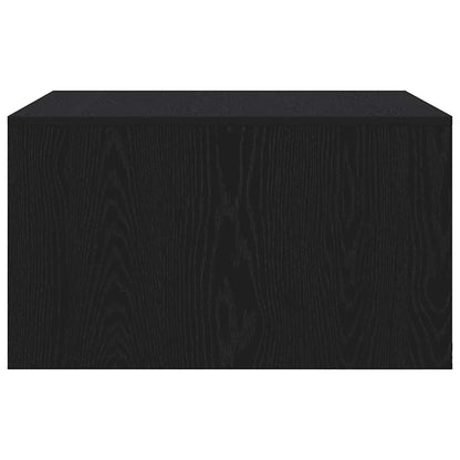 Salongbord Sofabord Svart med skuffer 70,5x70x40 cm