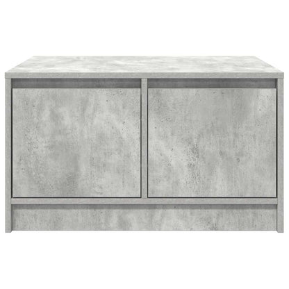 Salongbord Sofabord Betonggrå med skuffer 70,5x70x40 cm