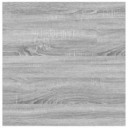 Salongbord Sofabord Sonoma Grå med skuffer Eik 70,5x70x40 cm