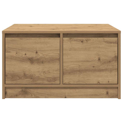 Salongbord Sofabord Artisan Eik med skuffer 70,5x70x40 cm