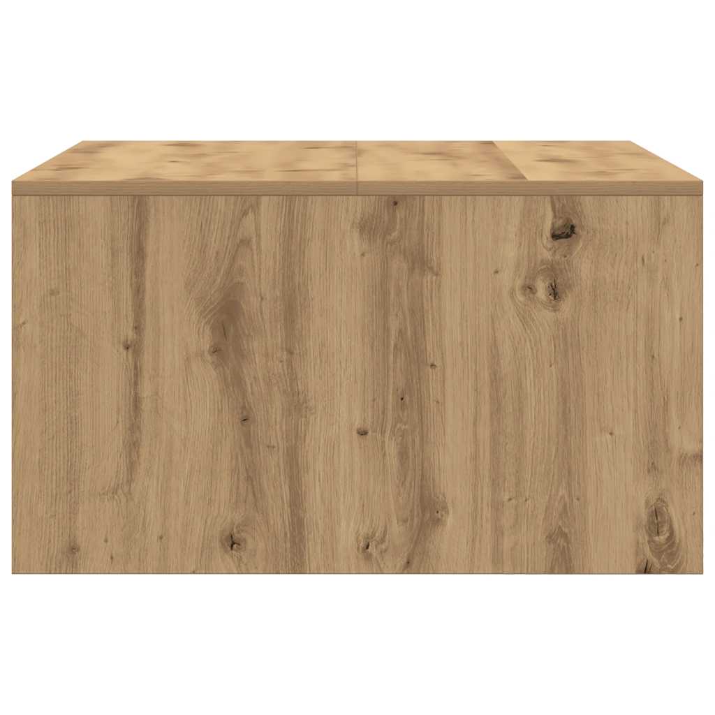 Salongbord Sofabord Artisan Eik med skuffer 70,5x70x40 cm